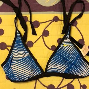 Nike blue bikini top